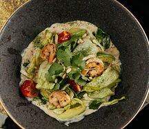 Салат с креветкой