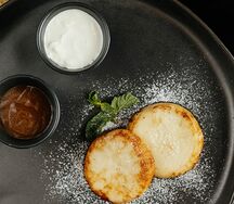 Сырники с солёной карамелью