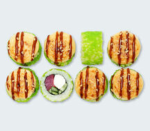 Запеченный сырный с тунцом