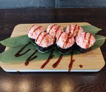 Запеченный жирный лосось