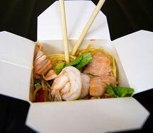 Вок Лапша с морепродуктами