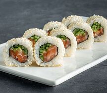 Ролл Аляска с лососем