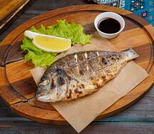 Дорадо на гриле