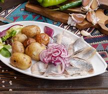 Сельдь с картошкой