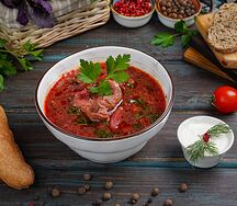 Борщ с говядиной