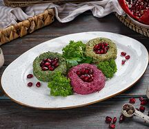 Пхали из зеленой фасоли с орехами