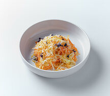 Салат из капусты и моркови с ароматным маслом