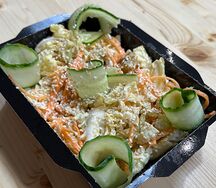 С курицей