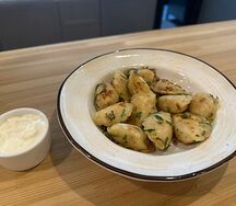Вареники с картофелем и жареным луком