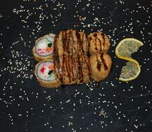 Темпура с лососем