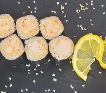 Ролл с гребешком