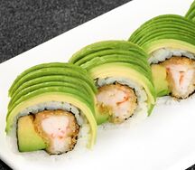 Креветка в авокадо