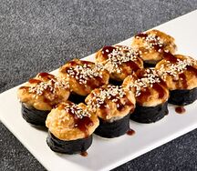 Запеченные роллы Гребешок