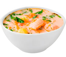 Финская Уха с лососем