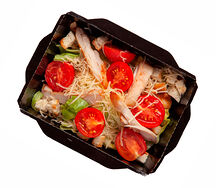 Салат Цезарь с курицей