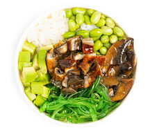 Поке с угрём и авокадо