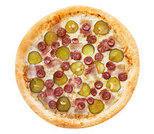 Пицца Бекон Охота Огурцы 25 см