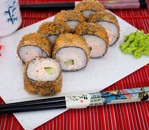 Темпура с крабом