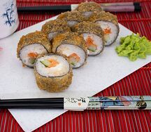 Темпура с лососем