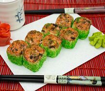 Запеченный ролл с угрем