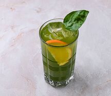 Лимонад Базилик-апельсин