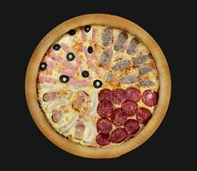 Пицца Мясная кватро стаджони New