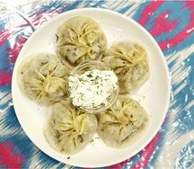 Манты с говядиной