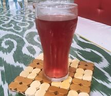 Компот из красной смородины собственного приготовления