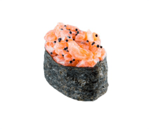 Гункан с лососем