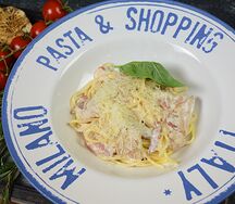 Паста Карбонара с беконом