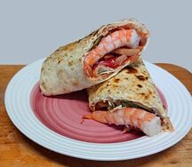Шаурма с креветками 