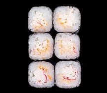 Мини-ролл с креветкой 