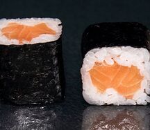 Мини-ролл лососем 