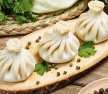 Хинкали с бараниной