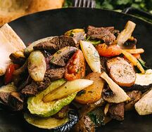 Садж с говядиной