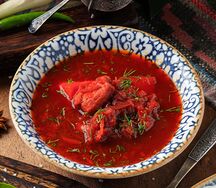 Борщ с телятиной