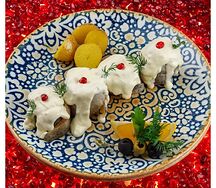 Форель жареная с жюльеном