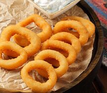 Кольца кальмара в кляре