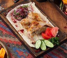 Перепелка с овощами