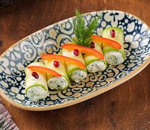 Рулетики из кабачков