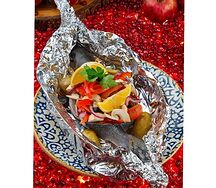 Сибас с овощами