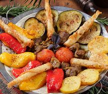 Садж-кебаб из телятины