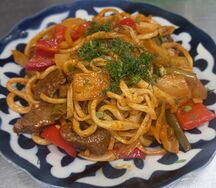 Лагман жаренная