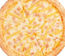Детская пицца с картофелем фри