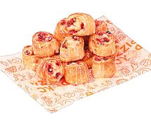 Брусничные рулетики