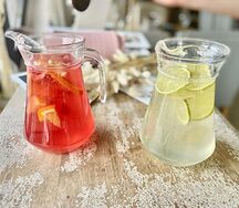 Домашний лимонад Малина-Маракуйя