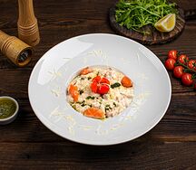 Ризотто с лососем