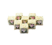 Ролл Калифорния в кунжуте