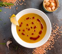 Чечевичный крем-суп 