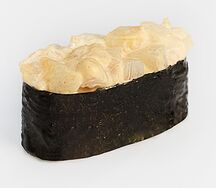 Острый гункан с гребешками